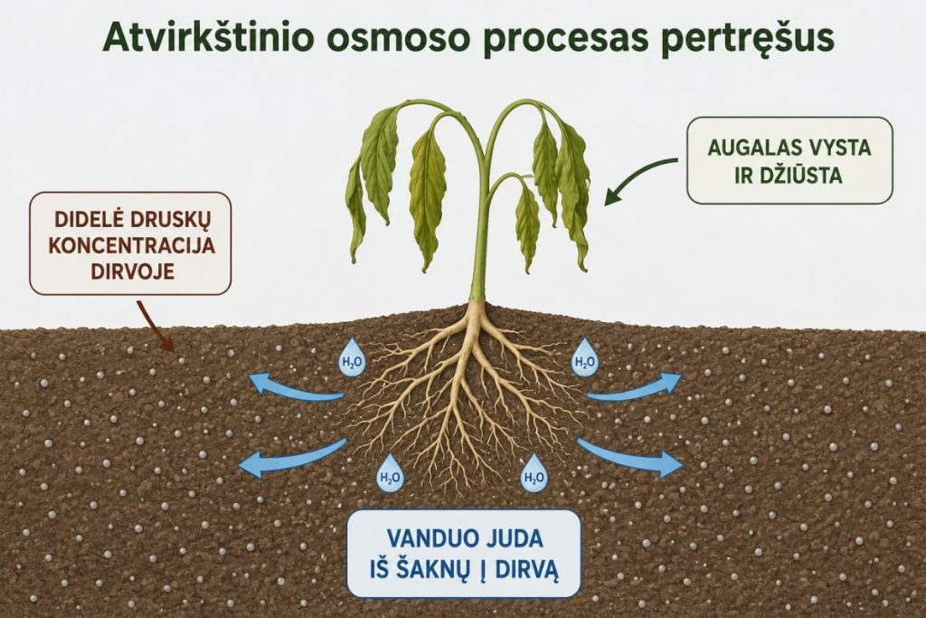Skystosios trąšos dviguba doze „greitesniam rezultatui“